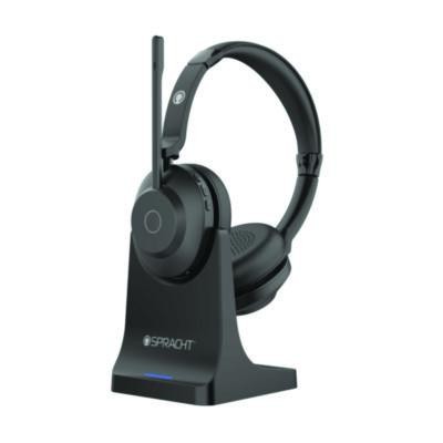 Spracht BC1022 Blues Combo Binaural Headset, Over The Ear, Black