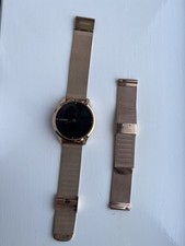 Ladies Garmin Smart Watch 18 Crt Rose Gold Plated .with 2 wrist bands