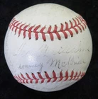 1946 Boston Red Sox Team Signed Baseball - American League Champions