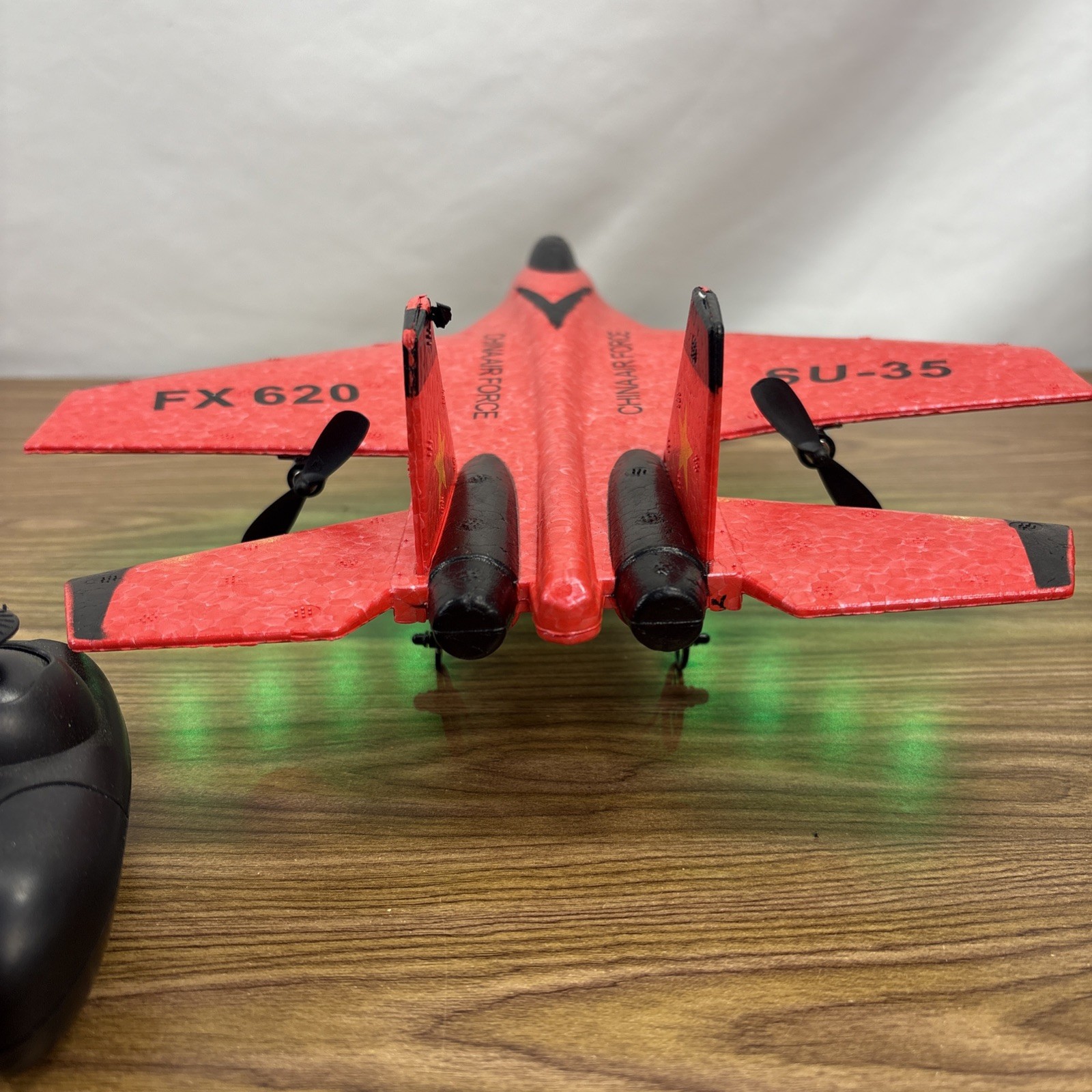 SU-35 Red RC Plane Toys 2.4G Remote Control Airplane Glider 2CH EPP For Beginner