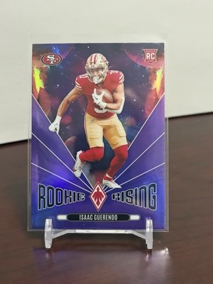 2024 Panini Phoenix - Rookie Rising Purple Prizm Isaac Guerendo #RR-IGO (RC)
