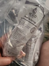 10 Vesco Piston Irrigation Syringes FlatTop w/ enfit Tip 60ML New.