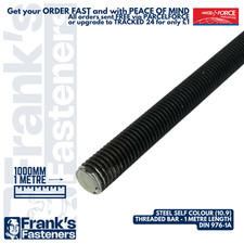 M5 M6 M8 M10 M12 M14 ● THREADED BAR 10.9 High Tensile Self Colour Steel Studding