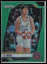 2024 Panini Prizm WNBA Li Yueru Green Prizm #23 Los Angeles Sparks