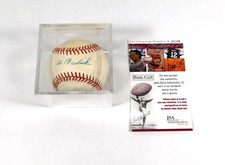 Al Barlick Signed Official ONL Baseball JSA Auto