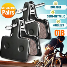 4 Pairs MTB Disc Brake Pads Resin Semi-Metallic Quiet W/ Install Kit E-Bike us