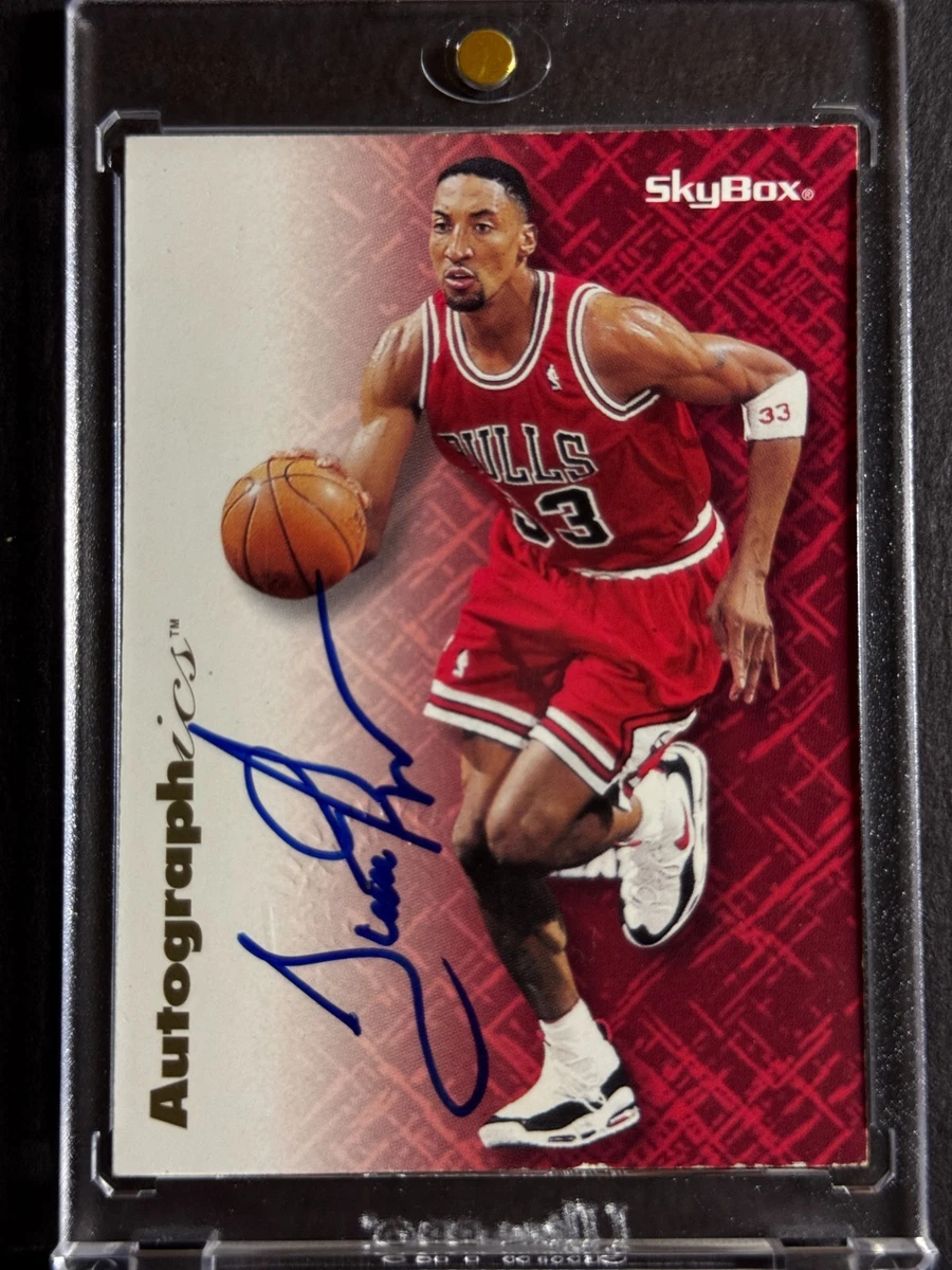 Panini Scottie Pippen Basketball Autographed Sports Trading Cards