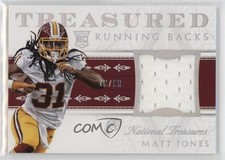 2015 Panini National Treasures Treasured Running Backs 10/99 Matt Jones 13l2