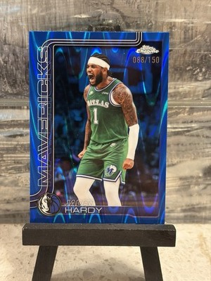2026 Topps Chrome Update Jaden Hardy Blue Raywave Refractor 150 #140