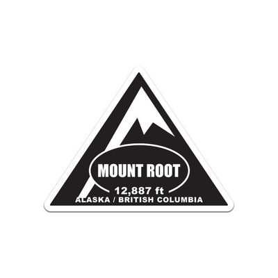 Mount Root Mountaineer Elevation Sticker Decal