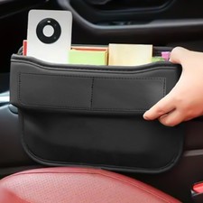 Car Seat Gap Filler Organizer, Front Seat Leather Storage Box, Car Organizers...