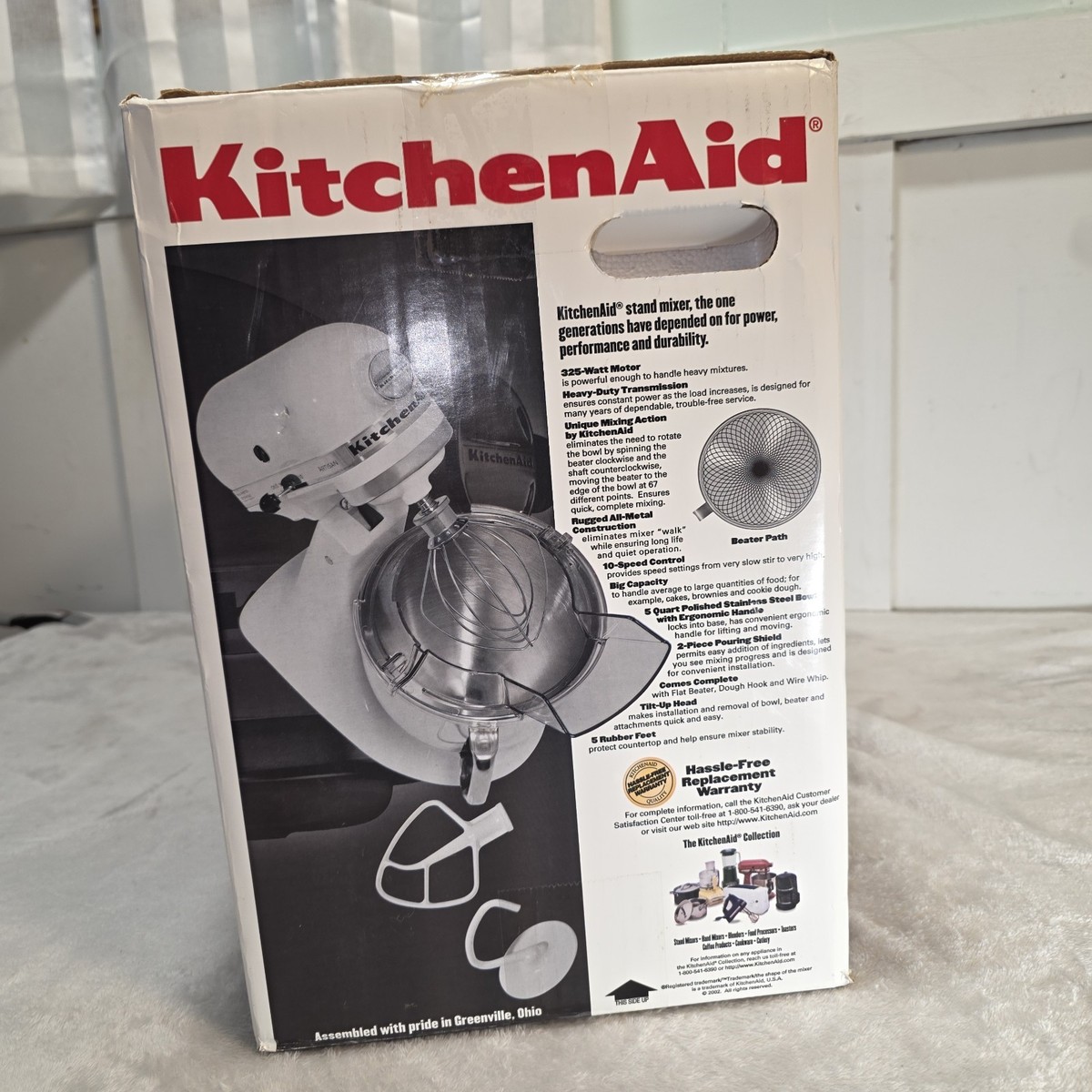 KitchenAid KSM150PSOB Artisan Series 5 qt. Tilt-Head Stand Mixer