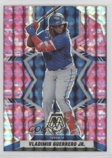 2022 Panini Mosaic Pink Camo Mosaic Prizm Vladimir Guerrero Jr #81 0t2