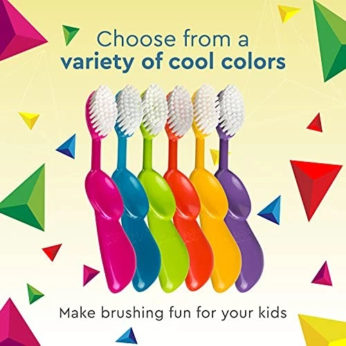 RADIUS Kidz Toothbrush Children's Right Hand BPA Free ADA Accepted Designed to - Image 4 of 4