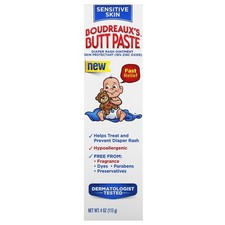Diaper Rash Ointment, Sensitive Skin, 4 oz 113 g 