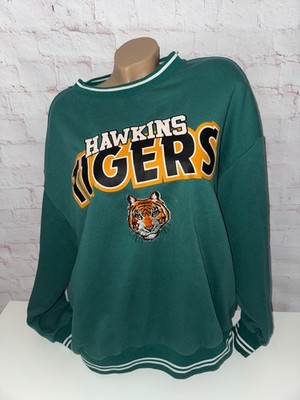 Primark xNetflix Stranger Things Pullover College Sweat Hawkins Tigers Größe XL