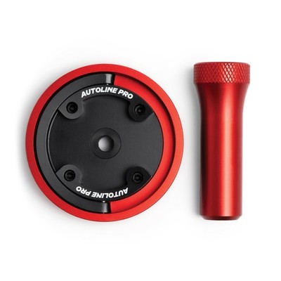Universal Gas Cap Adapter For Easy EVAP Leak Testing - Red/Black