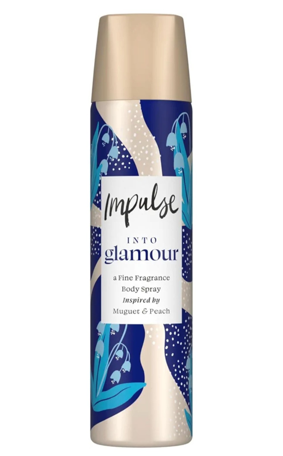 6x Impulse Into Glamour Body Fragrance Spray Deodorant 75ml