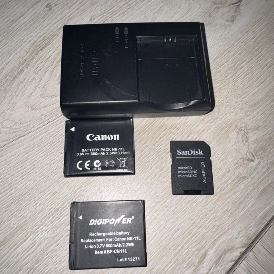 Canon PowerShot ELPH 135 Digital Camera 8X Optical Zoom Red - Image 2 of 4