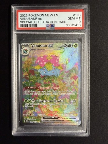 2023 Pokemon SV 151 Venusaur ex #198/165 PSA 10 GEM MINT