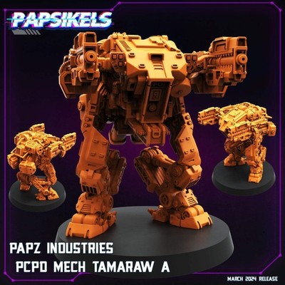 Papz Industries PCPD Mech Tamaraw | Papsikels, Resin Miniatur - Tabletop Miniat