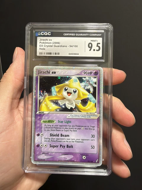 2006 Pokemon EX Crystal Guardians #94 Jirachi ex Holo 94/100 CGC 9.5 PSA 9