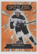 2022-23 Upper Deck Series 2 Dazzlers Orange Matias Maccelli #DZ-82 e9p