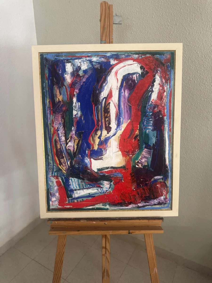 Cuadros oleo sobre lienzo abstracto "Capricho"