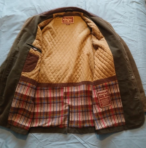 Marlborough Classics Chore Jacket Size Large Vintage Brown Moleskin Cowboy - Picture 4 of 20