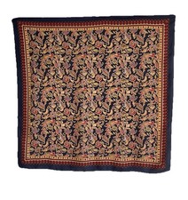 LUXURIOUS UNBRANDED all Silk Women s Scarf W /Paisley Multicoloured Print41"/42"
