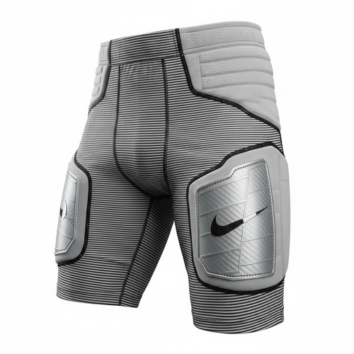 Nike Pro Combat Mens L Hyperstrong HardPlate Padded Compression Football Shorts