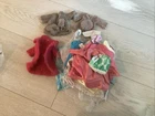 LOT OF VINTAGE 1960's BARBIE HANDMADE CLONE DRESSES COATS SKIRTS FOR PARTS