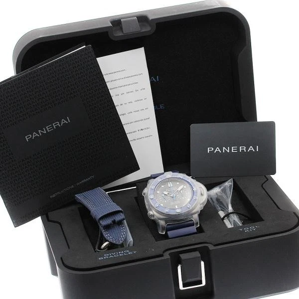 Panerai — Officine Panerai Submersible PAM00982 47mm Ti Gray Dial Automatic Watch #C1552