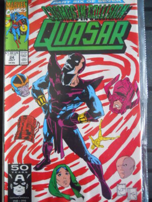 QUASAR - Cosmos in Collision 24 1991 ed. Marvel Comics [SA8]