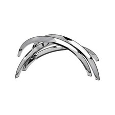 Stainless Fender Trim For Ford Ranger Half Arch Design 4piece Polished Stainless Fender Trim For Ford Ranger Half Arch Design 4piece Polished