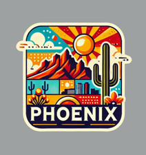 Phoenix Arizona Fridge Magnet