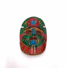 Studio Art Colorful Ceramic Mask Decor