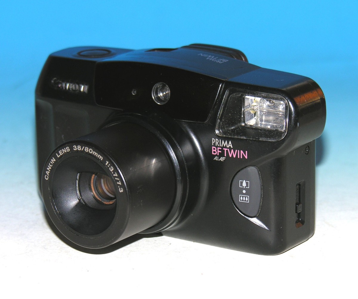Canon Prima BF Twin AiAF 35mm Point & Shoot Film Camera - Lens