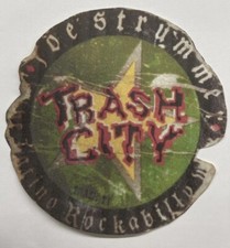 Joe Strummer/Clash Sticker (trash city) Relic Tribute - Punk Music
