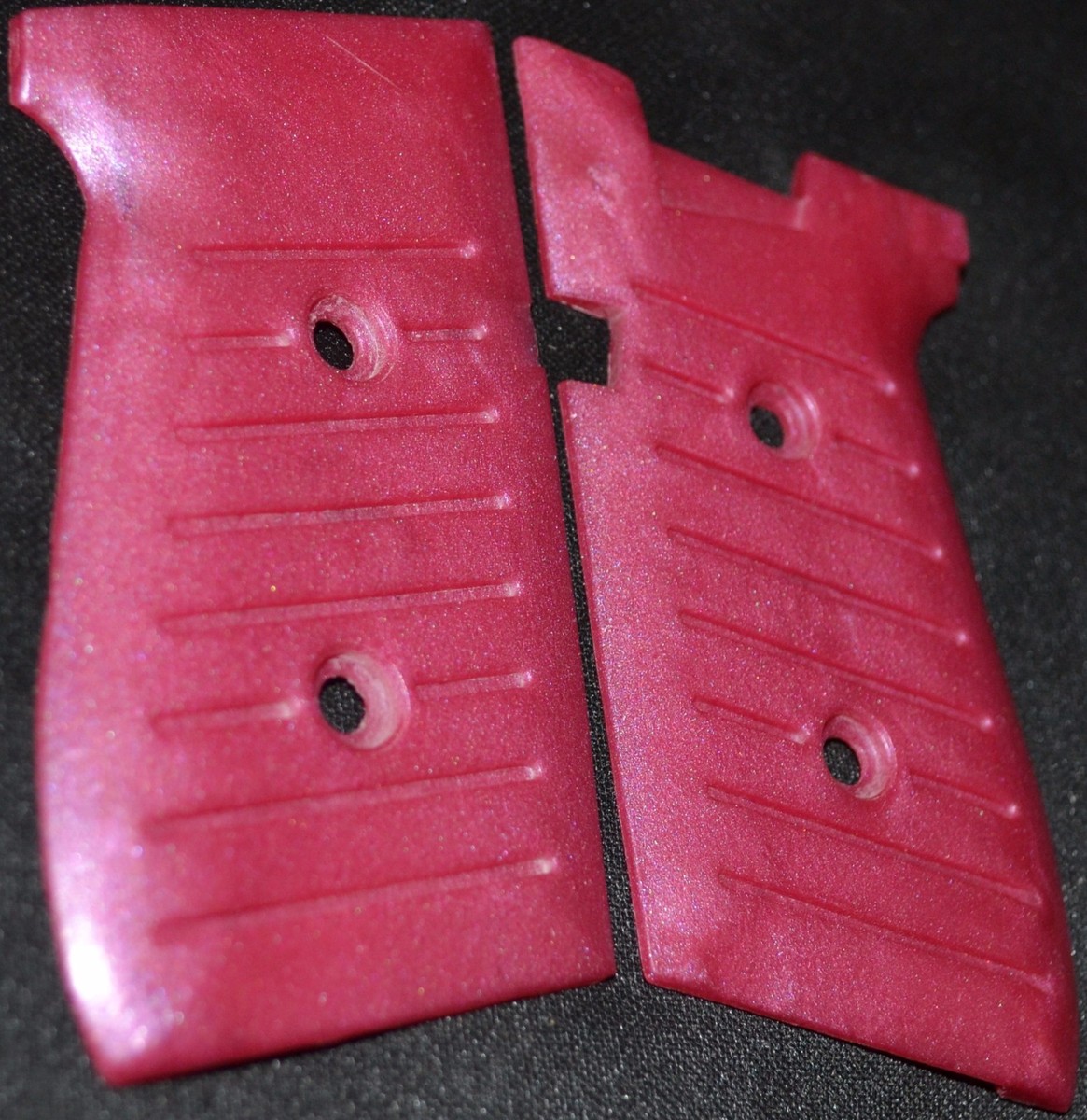 うえむらハンドシエープロングボード Jimenez JA9, Jennings, Bryco 9mm pistol grips flamingo pink