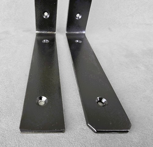 Industrial Handmade Shelf Brackets Heavy Duty PAIR Steel Rustic Scaffold Board - Picture 51 of 63