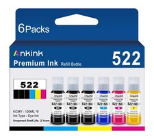 T522 522 Ink Refill Bottles for Compatible 502 Refill Ink Bottle Use for EcoT...
