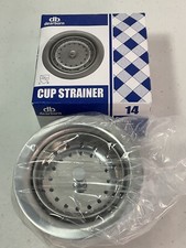 DEARBORN Cup Sink Strainer. Basket Style. Stainless Steel. 14-d-04. NEW.