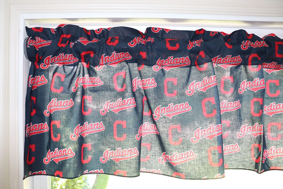 Оконный балдахин/занавеска Cleveland Indians для бейсбола спортивной команды ширина 58 дюймов - Изображение 3 из 3