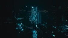 Landscape city cityscape architecture building night Custom Gaming Mat Desk