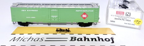 Micro Trains Line 52030 52' Riveted Reefer Santa Fe 4083 N 1:160 g13 å | Zustand: Gebraucht