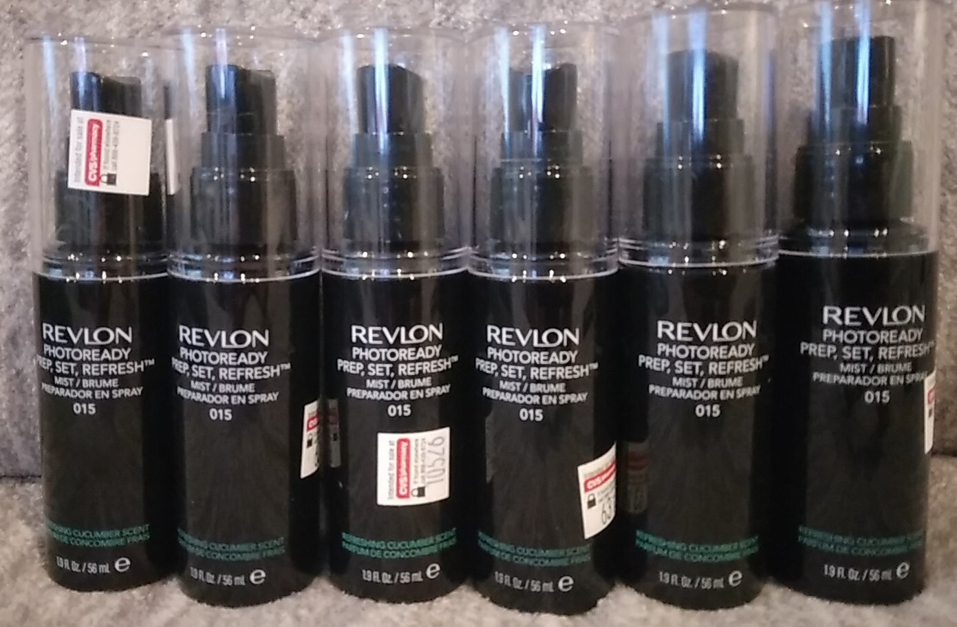 6 Pack Revlon Photoready Prep, Set, Refresh Mist Cucumber Scent