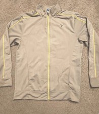 Old Navy Active Full Zip Boys XL 14-16 Jacket EUC Gray with Neon Yellow trim