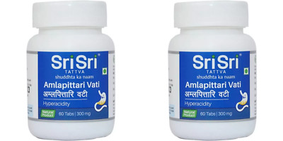 2X60tab Sri Sri Amlapittari Vati Tablets Herbal Ayurvedic Supplement