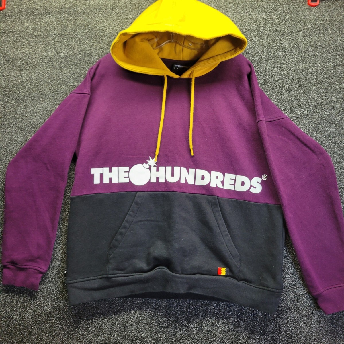 Pullover Hoodie Purple And Black Hoodie Mens The Hundreds